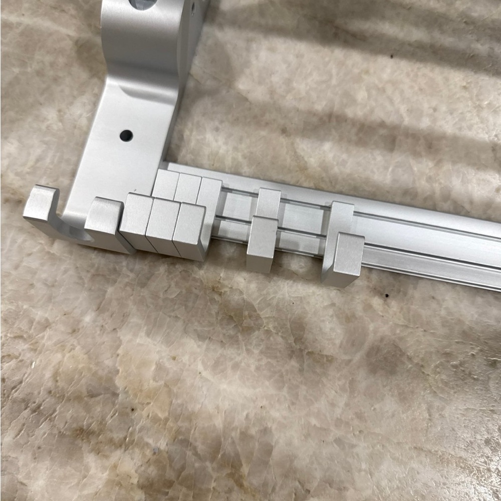 Bathroom Towel Rack in Silver - Picture 8 of 9